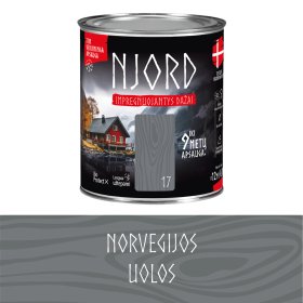 Impregnuojantys dažai medienai LUXDECOR NJORD, 0,75 l, (17) Norvegijos uolos