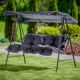 Sodo supynės PATIO Tora A088-03PB, 175 x 95 x 140 cm, plienas, tekstilė, su pagalvėlėmis, maksimali apkrova iki 250kg