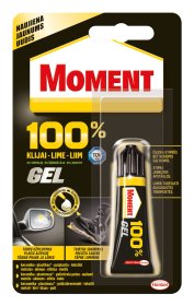 Klijai MOMENT 100% Gel, stiprūs, bet kokioms sąlygoms, 8 g