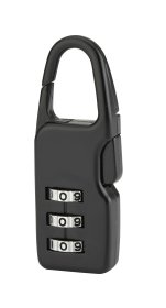 Pakabinama spyna THIRARD, Swish, kodinė, 3 skaitmenų kodas, spl. juoda, 21 mm, 101180/193048