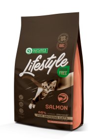 Sausas ėdalas katėms NATURE'S PROTECTION LIFESTYLE, kačiukams, begrūdis, su lašiša, 1,5kg