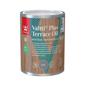 Terasų aliejus TIKKURILA Valtti Plus Terrace Oil, pilkas, 0,9 l