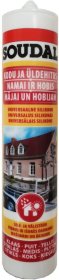 Silikonas SOUDAL Silicone U, 280 ml, universalus silikonas, baltas