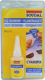 Momentiniai klijai SOUDAL CYANOFIX 84A, 20 g