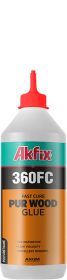 Poliuretaniniai medienos klijai AKFIX 360Fc, greitai stingstantys, 0,15kg
