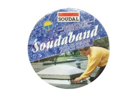 Hermetizavimo juosta SOUDAL Soudaband, Bituminė juosta su aliuminiu 10 cm x 10 m
