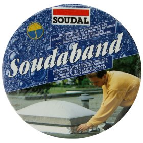 Hermetizavimo juosta SOUDAL Soudaband, Bituminė juosta su aliuminiu 15 cm x 10 m