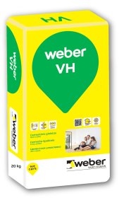 Cementinis glaistas WEBER VH, pilkas, rankinis, 20 kg, 1015048