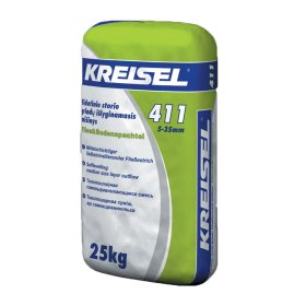 Cementinis savaime išsilyginantis grindų mišinys 5-35 mm KREISEL FLIES & BODENSPACHTEL 411, 25 kg