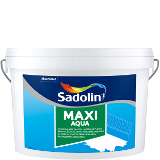 Drėgmei atsparus glaistas SADOLIN Maxi Aqua, 2,5 l, mėlynos spalvos