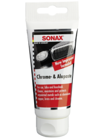 Pasta SONAX, 75 ml, chromuotiems ir aliuminiams paviršiams valyti