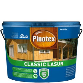 Medienos impregnantas PINOTEX Classic Lasur, 10 l, bespalvis, matinis