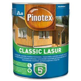 Medienos impregnantas PINOTEX Classic Lasur, 3 l, raudonmedis, matinis