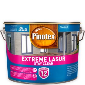 Medienos impregnantas PINOTEX Extreme Lasur, 10 l, baltos spalvos