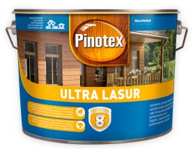 Medienos impregnantas PINOTEX Ultra Lasur, 10 l, tiko medis, blizgus