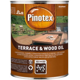 Aliejus medienai PINOTEX Pinotex Terrace & Wood Oil, 1 l, bespalvis