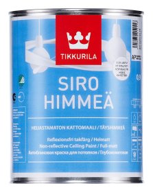 Vandeniniai dažai luboms TIKKURILA Siro Himmea, 0,9 l, AP bazė, balti, visiškai matiniai