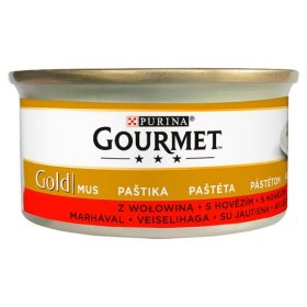 Paštetas katėms PURINA GOURMET Gold, su jautiena, 85g
