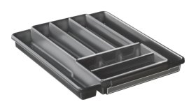 Stalo įrankų dėklas ROTHO Domino, 7 dalių, juodos sp.