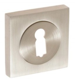 Durų apyraktė BERG BB, Kvadratinė, nikelio spalvos