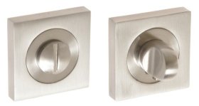 Durų apyraktė BERG WC, Kvadratinė, nikelio spalvos