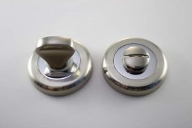 Durų apyraktė MP MUZ-20-WC, poliruotas/matinis chromas, 5x5 mm, tinka su MRO-32 ir MRO-15 rankenomis