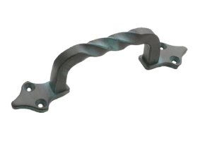 Dekoratyvinė rankena AMIG 6908, ilgis-90 mm, juodos spalvos