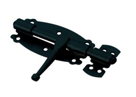 Durų skląstis AMIG 6521, L - 30 mm, juodos spalvos