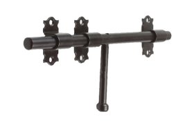 Durų skląstis AMIG 10615, L - 300 mm, juodos spalvos