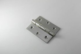 Durų vyris MP, MEN-75-U-FHP, 75 x 65 x 2,5 mm, universalūs, matinės chromo spalvos