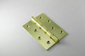 Durų vyris MP, MEN-100-U-FHP, 100 x 65 x 2,5 mm, universalūs, aukso spalvos