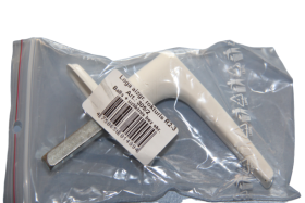 Lango rankena KURZEMES, pridedama 34168,5 Baltos spalvos