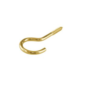 Įsukamas kabliukas SUKI, 30x2,6x11x6, 4 vnt. žalvario sp.