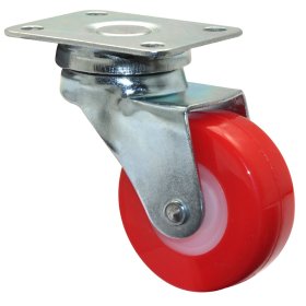 Pasukamas ratukas WAGNER, d- 40 mm, polietilenas, cinkuotas, apkrova - 40 kg.