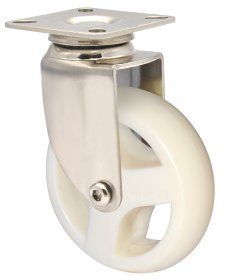 Pasukamas ratukas WAGNER, d-75 mm, paprastas guolis, polipropilenas, apkrova - 70 kg.