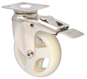 Pasukamas ratukas WAGNER, d-75 mm, paprastas guolis, su stabdžiais, apkrova - 70 kg.