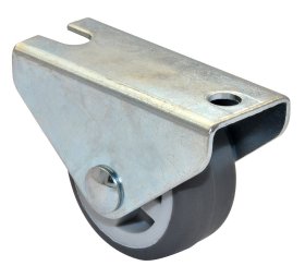 Fiksuotas ratukas WAGNER, d-30 mm, cinkuotas, minkštas, apkrova - 45 kg.