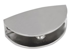 Stiklinės lentynos laikiklis AMIG 5799 Mod. 32, pusapvalis, 6mm, CP, chromo sp.