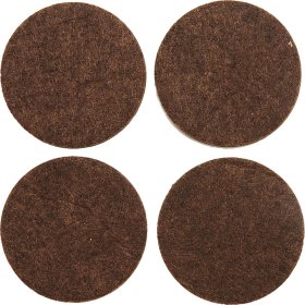 Padukas VOREL, Y x 74855, D - 40 mm, 4 vnt. lipnus, rudas veltinis