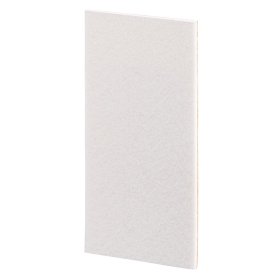 Padukai SUKI, 100x200mm, baltos sp., veltinio, klijuojami, 2 vnt.