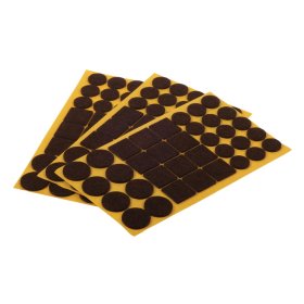 Padukai SUKI, rudos sp., veltinio, klijuojami, 105 vnt.