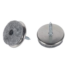 Padukai SUKI, parketui D28mm, prisukami, 4 vnt.