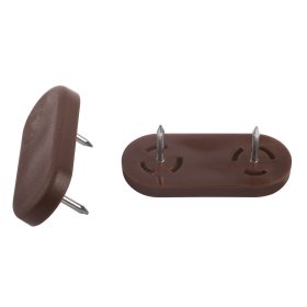 Padukai SUKI, 45x20mm, rudos sp., veltinio, įkalami, 8 vnt.