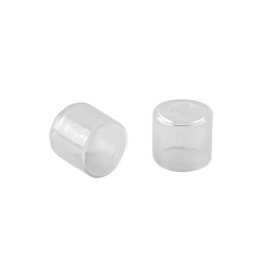Apsauginiai antgaliai SUKI, D18mm, skaidrios sp., 4vnt