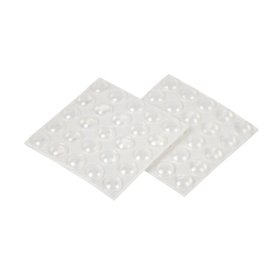 Neslystantys padukai SUKI, H-3 D10mm, skaidr., klijuojami, 50vnt