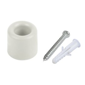 Durų atrama SUKI, H25, D28mm, baltos sp., 2vnt.