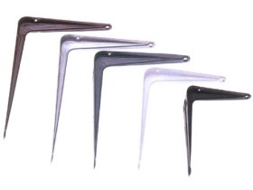 Lentynos laikiklis AMIG, 400 x 350 mm, apkrova - 36 kg, pilkos spalvos