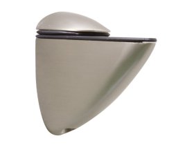 Stiklinės lentynos laikiklis AMIG 6478 Mod. 42, pelikanas, 4-25mm stiklui, SN, nikelio sp.