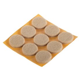 Padukai BIG DUO, D25mm, dvig.veltinio, klijuojami, 9vnt.