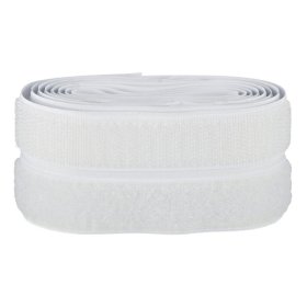 Kabliukų ir kilpučių tvirtinimo juosta FIX-O-MOLL, klijuojama, 20mm x 60cm, juoda sp.